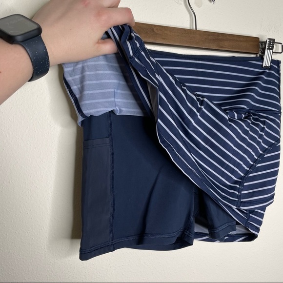 Athleta Striped Stealth Tennis Skort xs - Picture 5 of 10